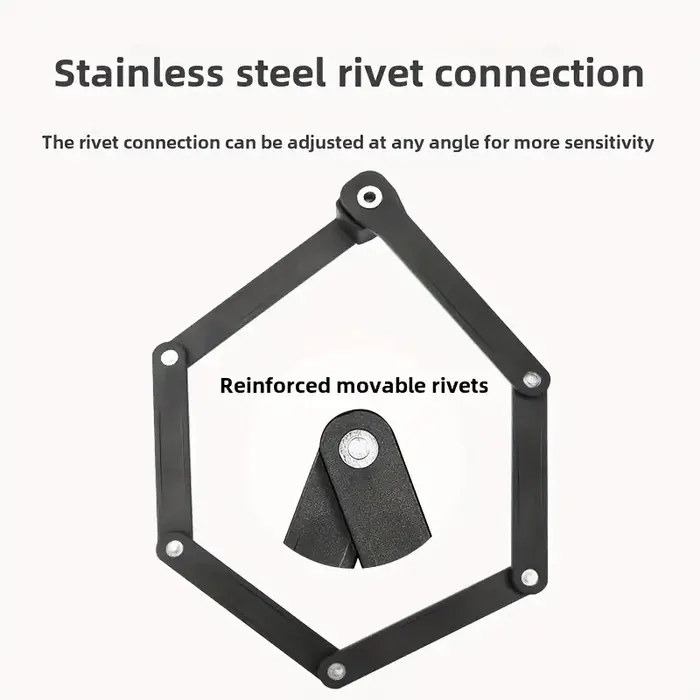 TOSUOD – chaîne de sécurité antivol pliable pour vélo