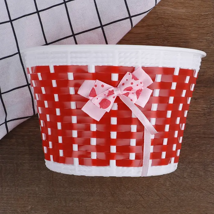Panier de vélo sac avant vélo nœud papillon panier avant pour enfants fille cyclisme
