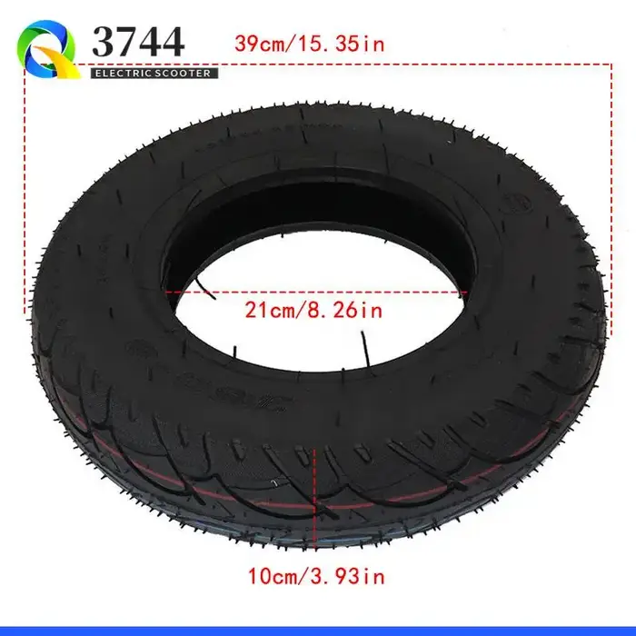 Pneu de route 3.50-8 avec chambre à air à valve courbée pour Z50 R J Mini Dirt Bike