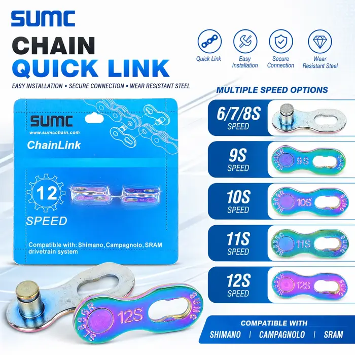 Maillon de chaîne de vélo SUMC