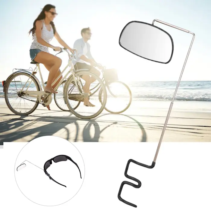 Rétroviseur de vélo réglable en angle, rétroviseur de casque, accessoires de cyclisme