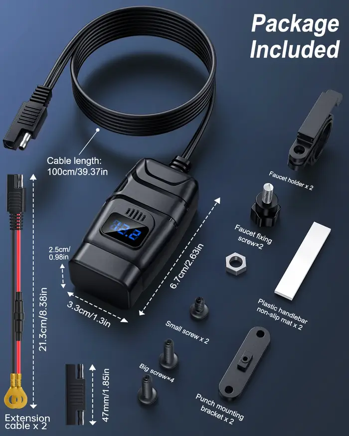 Chargeur de moto pour téléphone