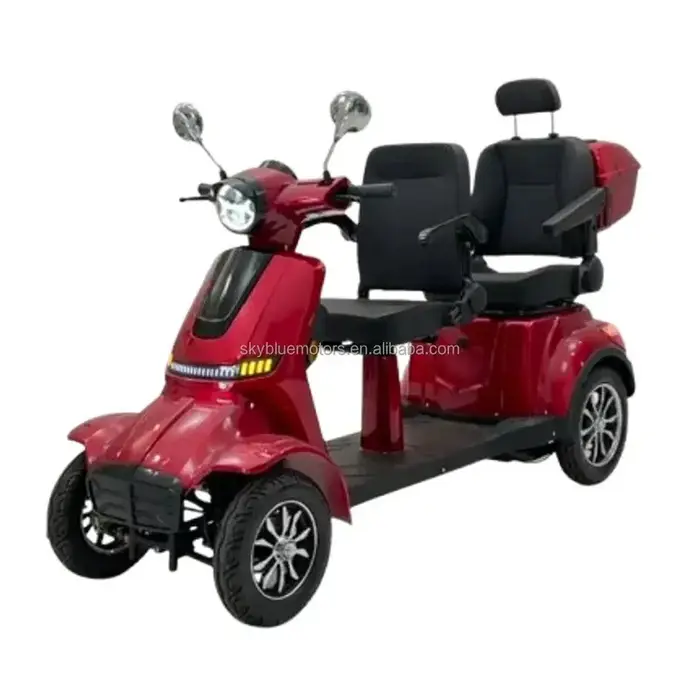 Scooter électrique à Double siège pour personnes âgées