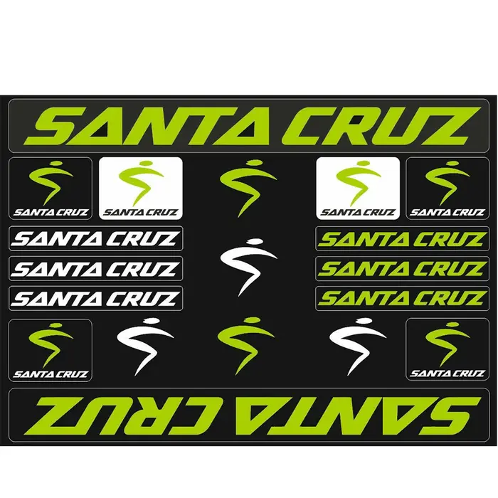 Autocollants pour cadre de vélo Santa Cruz