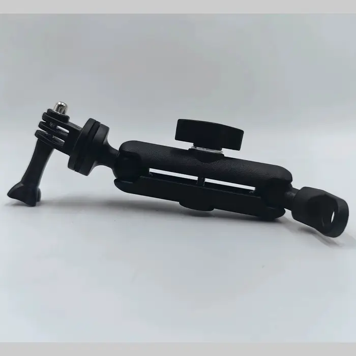 Support de caméra rotatif 360 degrés pour moto et vélo fixation guidon rétroviseur matériel fer et plastique noir pour GoPro Hero8 7 6 5 4 3 plus