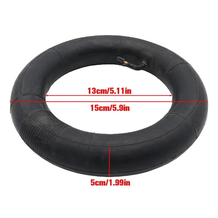 Chambre à air gonflable pour vélo électrique, 9 pouces 9x2.50, avec valve flexible, neuve, compatible avec les trottinettes électriques
