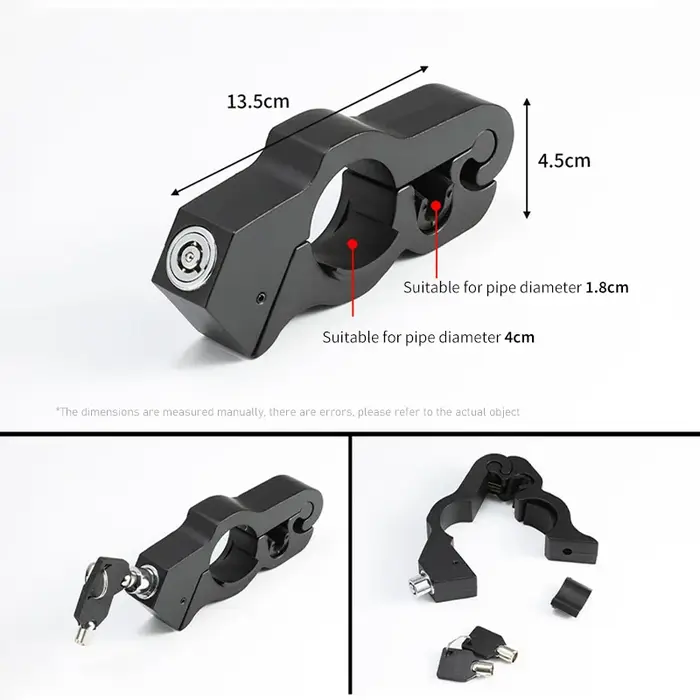 Serrure antivol pour moto