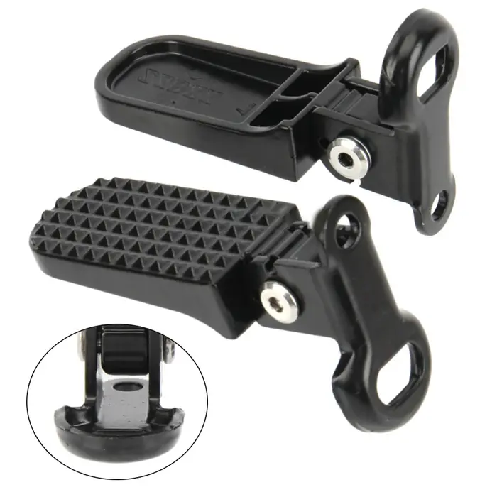 Pédale arrière coordonnante pour vélo électrique, conception pliable, matériau en alliage d'aluminiu