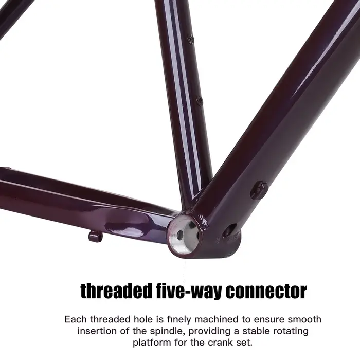IREFOX vtt XC/Trai cadre 29er pour frein à disque 44x55mm Tube de tête conique vélo 10x135mm