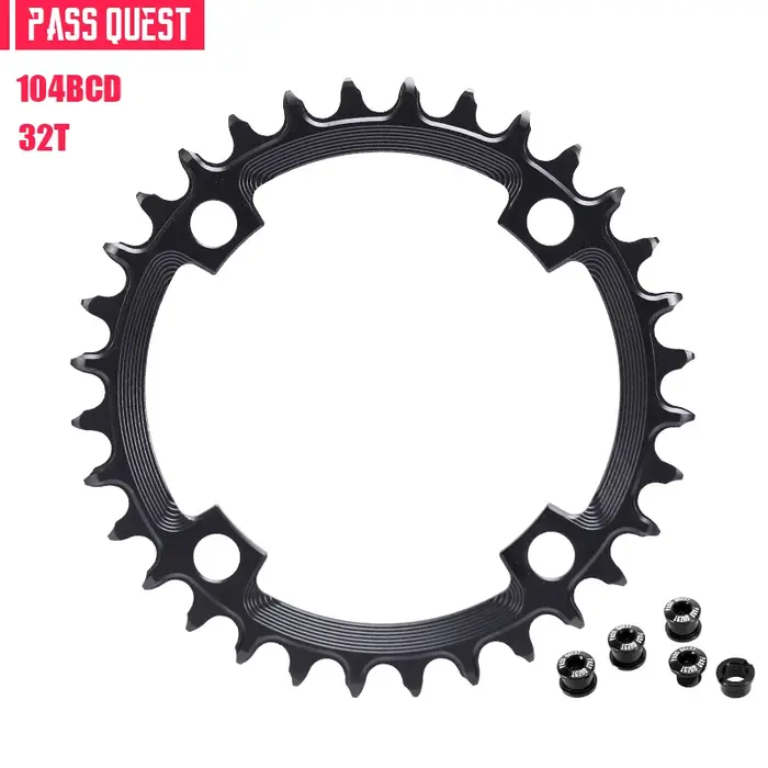 PASS QUEST-roue à chaîne ronde pour vélo 12S, 12 vitesses, 104 BCD, M780, M610 670