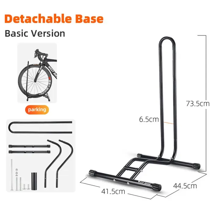 WEST BIKING 3 en 1 support de vélo support de stationnement en forme de L intérieur Garage stockage 