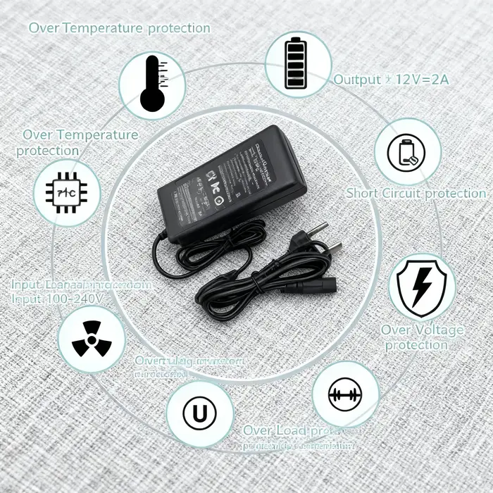 Adaptateur de chargeur de batterie 42V 2a pour Scooter Ninebot Es1 Es2 Es4 E22 E25 F40 F20 Xiaomi M365 1S pro Pro2