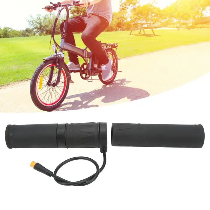 Poignée d'accélérateur en caoutchouc pour vélo électrique