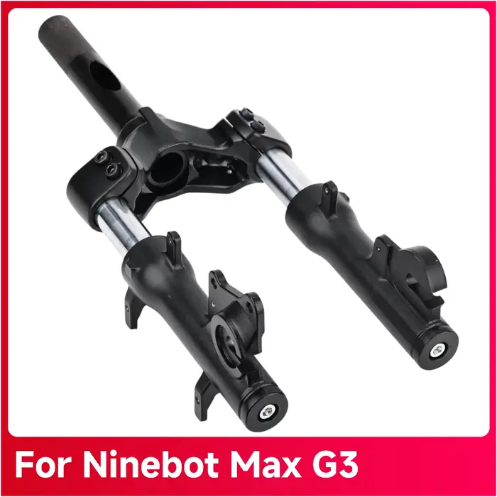 Fourche avant d'origine en alliage d'aluminium noir pour scooter électrique Segway MAX G3 accessoire amortisseur protection antichoc durable