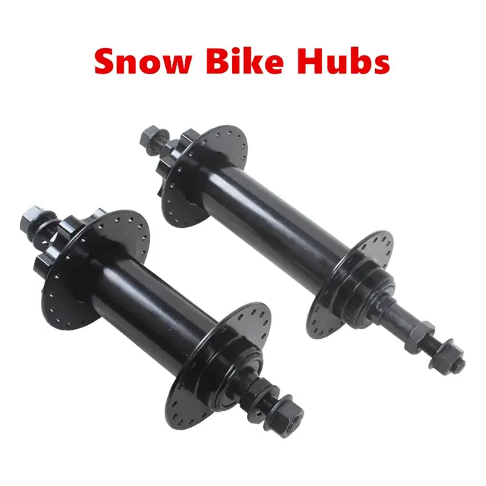 Moyeux de vélo vélo de neige 26x4.0 frein à disque Ultra-large ajustement volant d'inertie rotatif 36 trous roue avant et arrière en acier à haute teneur en carbone
