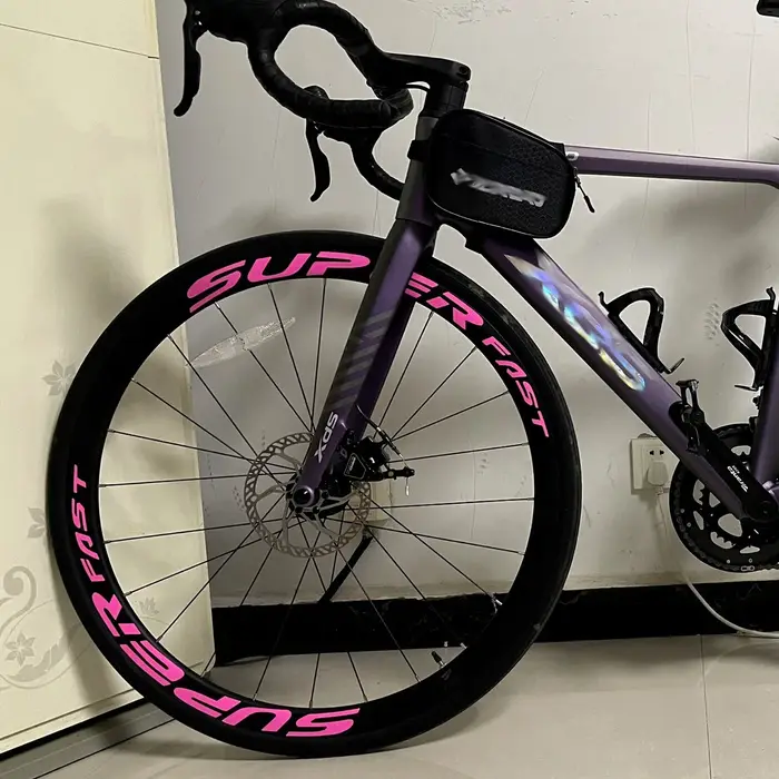 Kit d'autocollants décoratifs en vinyle DIY pour cadre de vélo