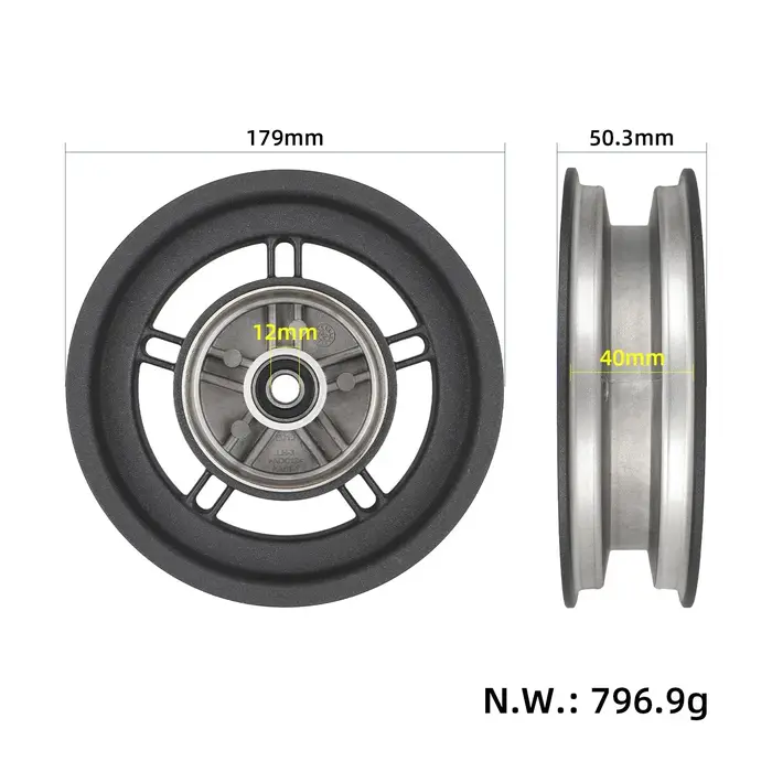 Moyeu de roue avant d'origine pour Scooter électrique Xiaomi 5