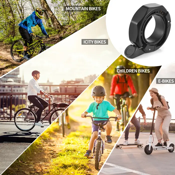 Sonnette de vélo anneau