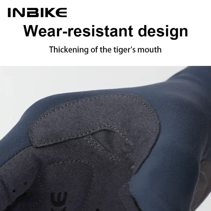 INBIKE 2024 gants de cyclisme Gel rembourré pour hommes automne hiver polaire