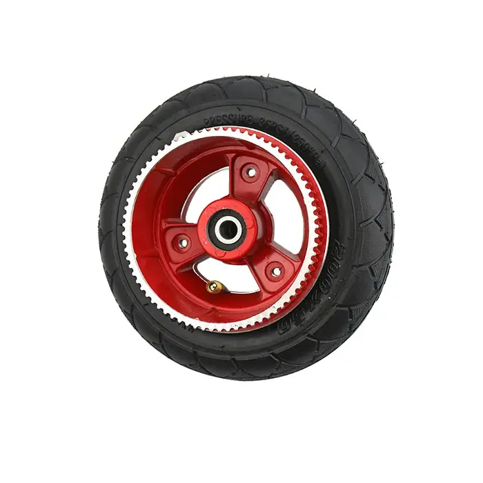 8 pouces Scooter électrique vélo roue arrière moyeu ceinture moteur pas dents pignon 200x50 pneu 8 "EPike partie 200*50 roue
