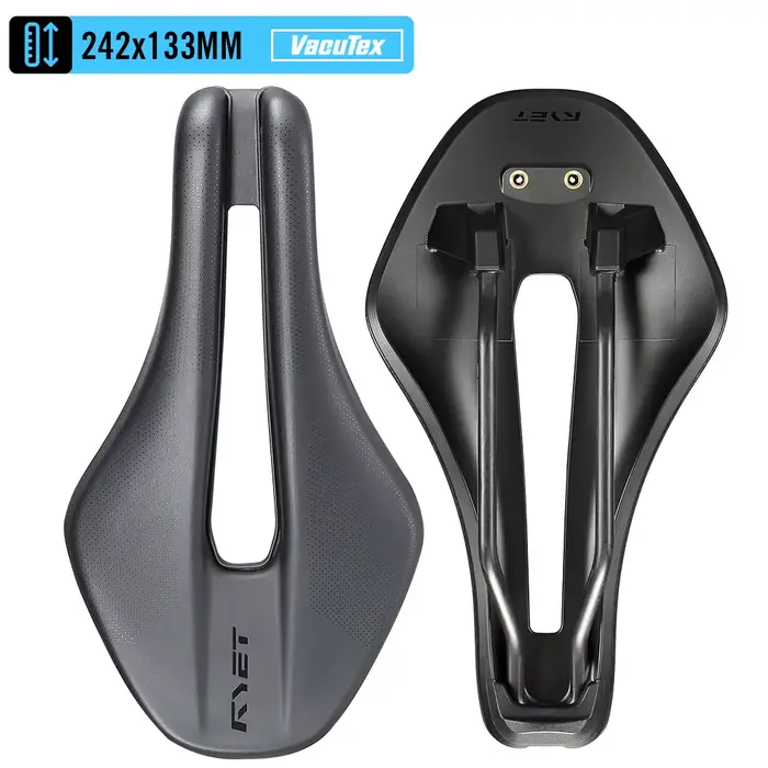 Selle de Triathlon RYET TT01 3D VCM à Nez Court, en Carbone Aérodynamique Imprimé en 3D, Coque en Ny