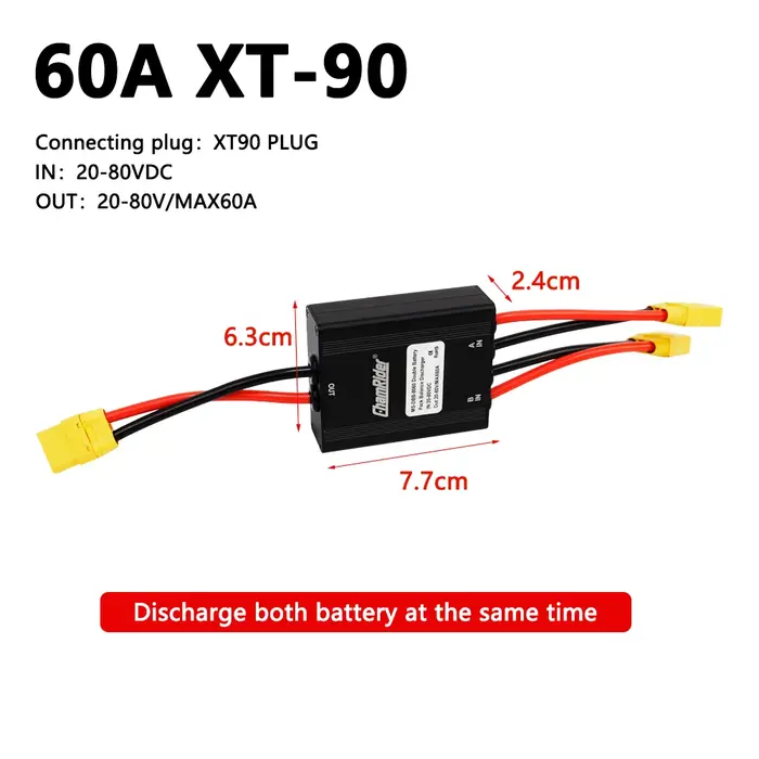 Convertisseur de décharge de batterie double