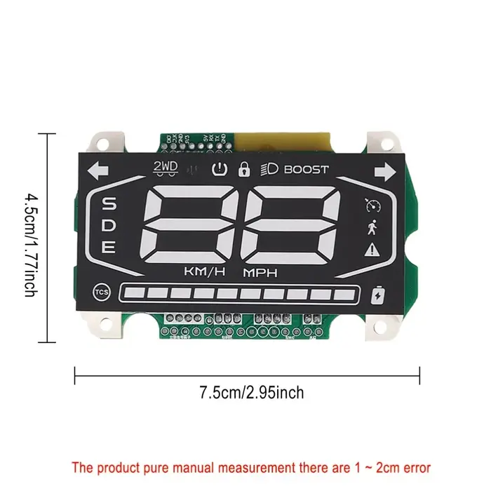 Écran d'affichage numérique sans fil pour tableau de bord de trottinette électrique Ninebot ZT3/PRO