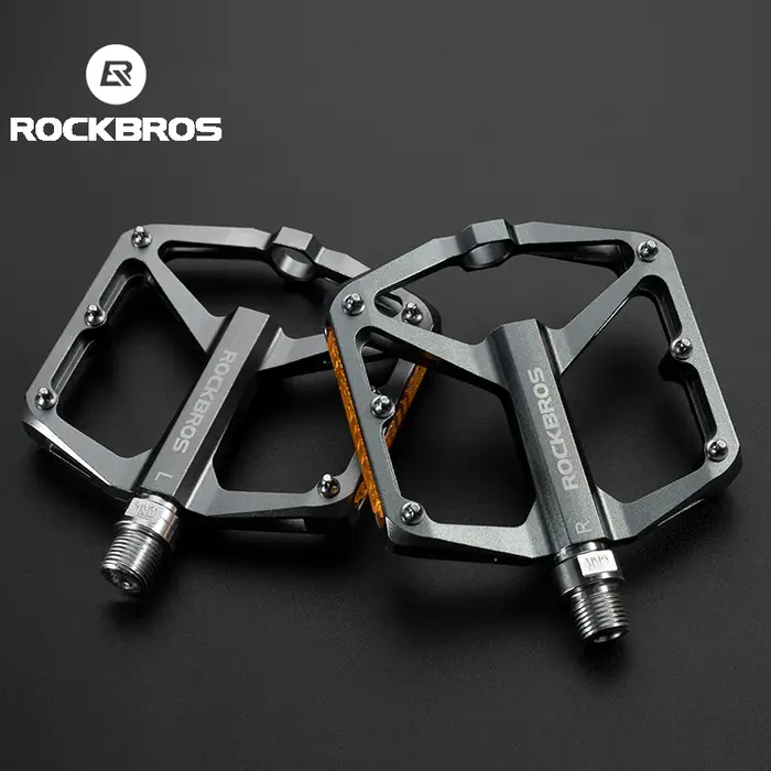 ROCKBROS pédales de vélo économiser l'effort en alliage d'aluminium anti-dérapant vtt route montagne roulement