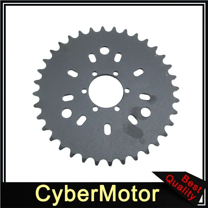 Pignon de chaîne arrière à 6 trous 36T pour vélo motorisé 49cc 50cc 60cc 80cc