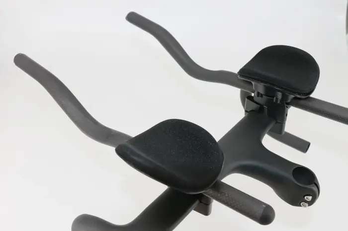Guidon de vélo tout en carbone arc-en-ciel TT, pince de forme spéciale, contre la montre, contre la