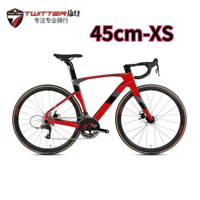 Vélo de route en fibre de carbone TWITTER avec transmission électronique EDS TX7100-24S, transmissio