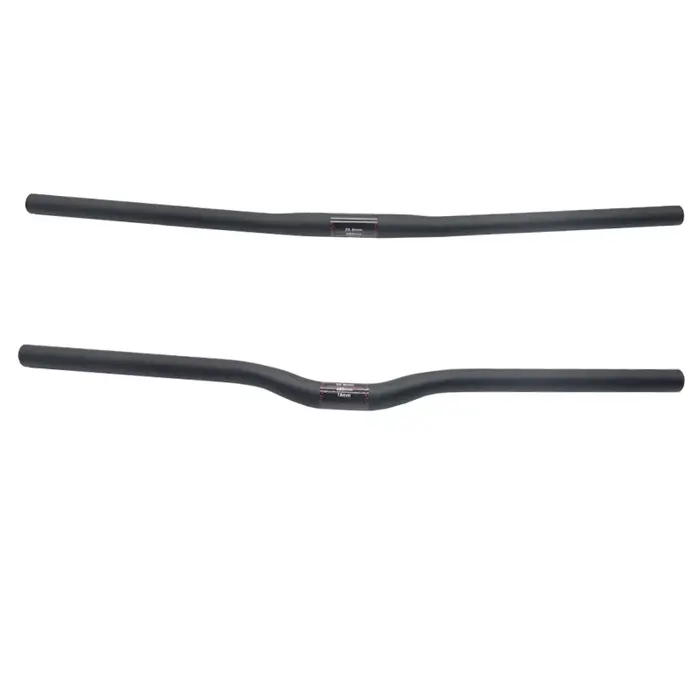Guidon de vélo pliant entièrement en carbone, guidon horizontal, forme unique, guidon droit ultralég