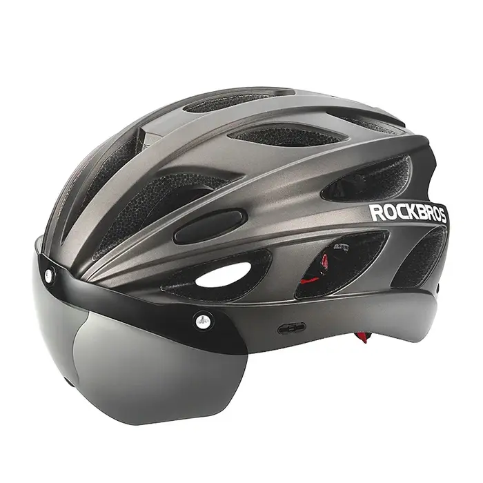 ROCKBROS casque de cyclisme léger casque intégré Protection de la tête casque de sécurité avec lunet