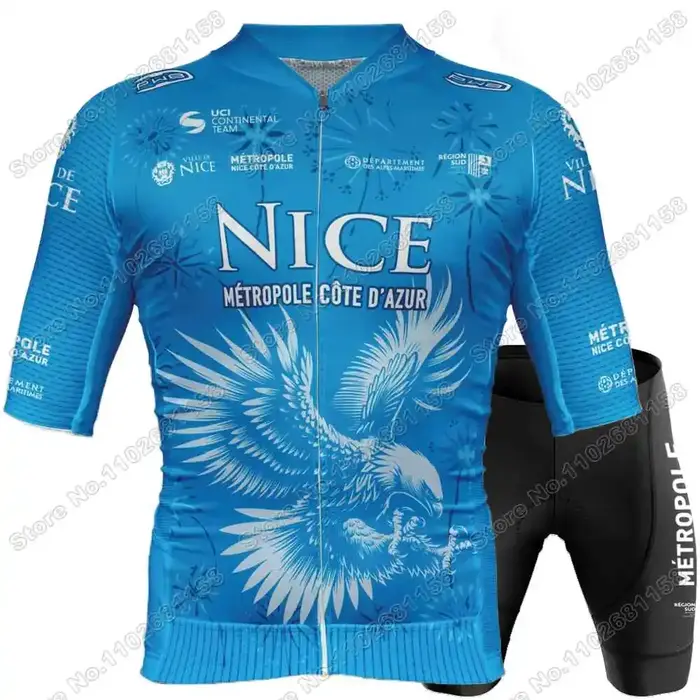 Maillot de cyclisme Team Nice Métropole Côte d'Azur 2025