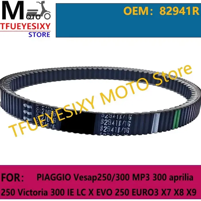 TFUEYESfeat-Courroie d'entraînement en Kevlar, V PIAGGIO ected ap250/300 MP3 300 aprilia 250 Victori