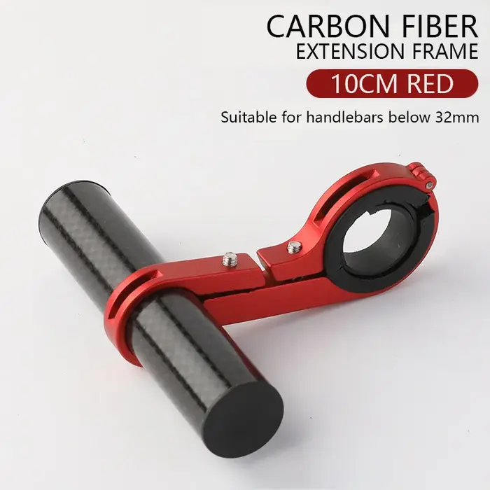 Extension de guidon de vélo multifonctionnelle en Fiber de carbone, pince en alliage d'aluminium, ac