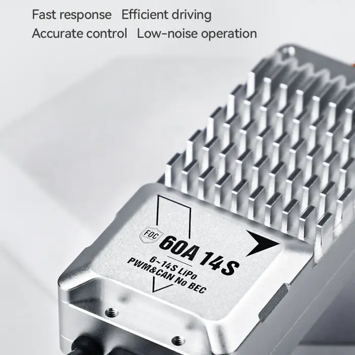 Contrôleur de vitesse électrique T-MOTOR V Series FOC ESC V60A, tension 14S pour moteurs de drone VTOL série VL VL5009 VL6011