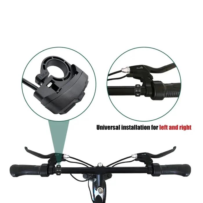 Interrupteur 3-en-1 pour vélo électrique : phare