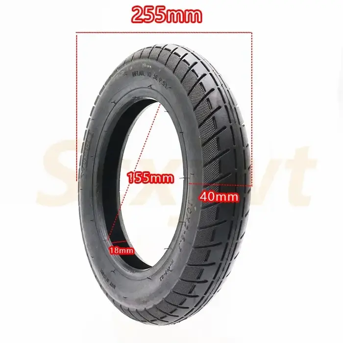 Roues de Scooter électrique 10x2 10 pouces