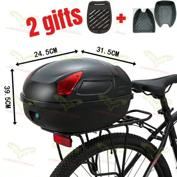 Boîte de rangement arrière pour vélo de montagne 17L