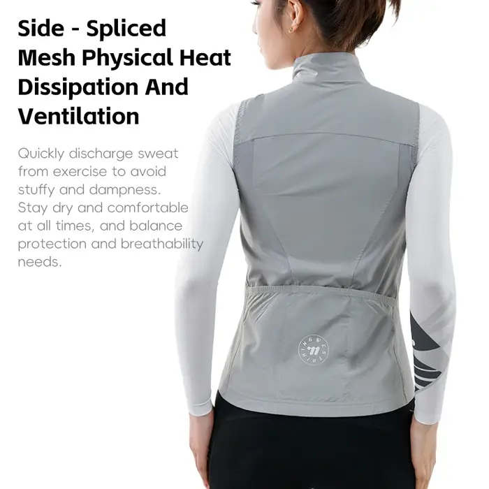 WEST BIKING – gilet de cyclisme coupe-vent pour femmes