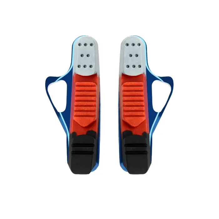 1 paire de plaquettes de frein pour vélo de route, plaquettes de frein C-Brake en alliage d'aluminium CNC, durables, silencieuses, en caoutchouc, accessoires de cyclisme