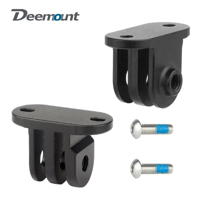 Deemount support d'ordinateur de vélo en aluminium pour Garmin convient à la caméra d'action Gopro Sport