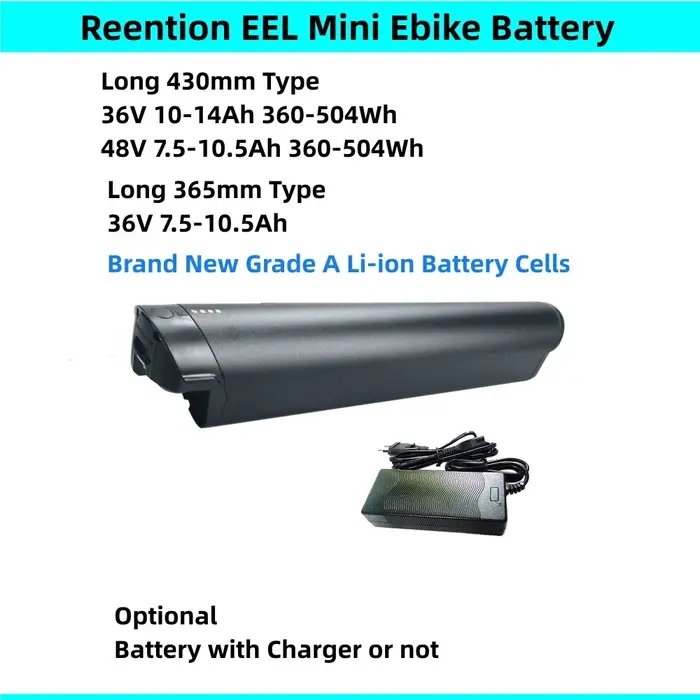 Batterie de vélo électrique 36V 7.8Ah 10Ah 11.6Ah 12.8Ah 14Ah Reention EEL Mini pour Minerva Vitesse