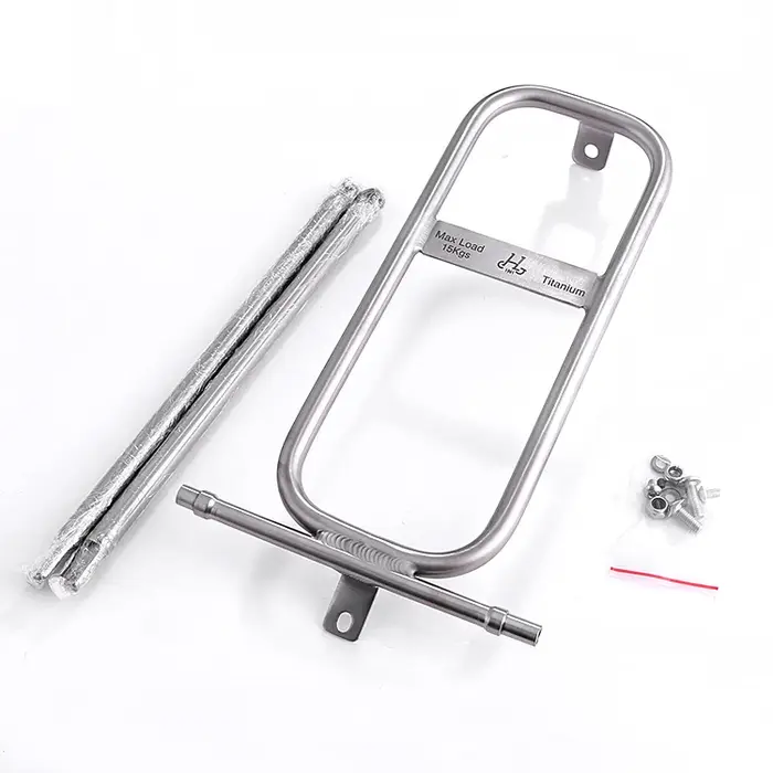 Porte-bagages arrière en alliage d'aluminium ultra léger pour vélo, étagère de vélo pliante, porte-p