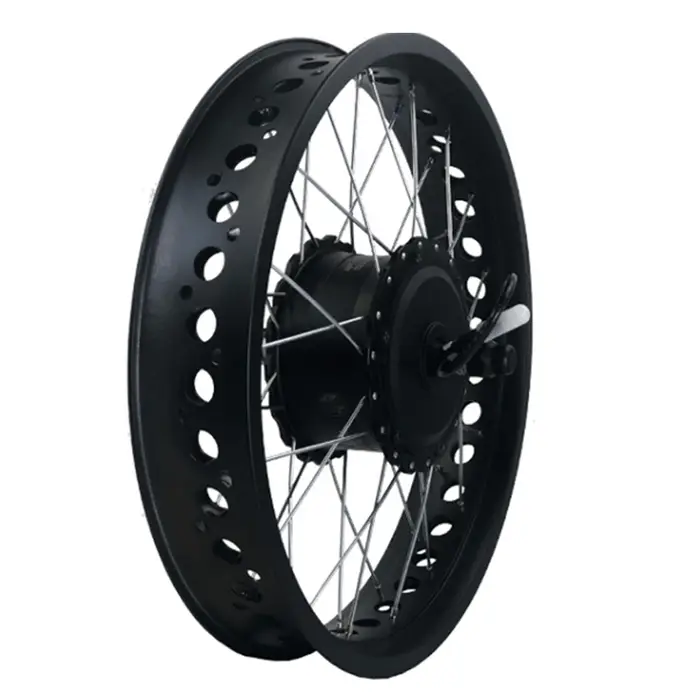 Vélo électrique Fat Bike 36V 48V 500W 750W, Vélo électrique à pneus larges pour neige, Moteur de moy