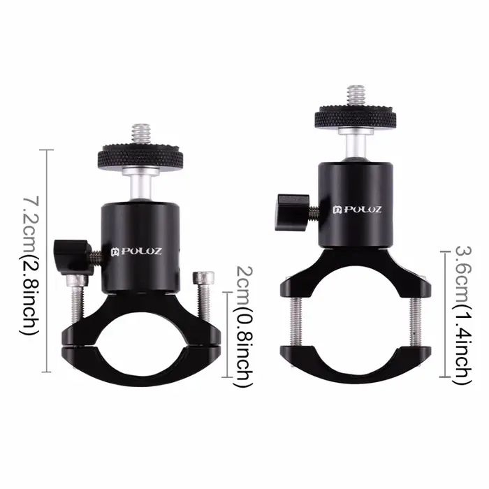 PULUZ – trépied de guidon en aluminium pour vélo