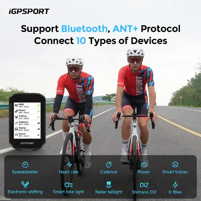 Ordinateur de vélo GPS tactile iGPSPORT BSC300T