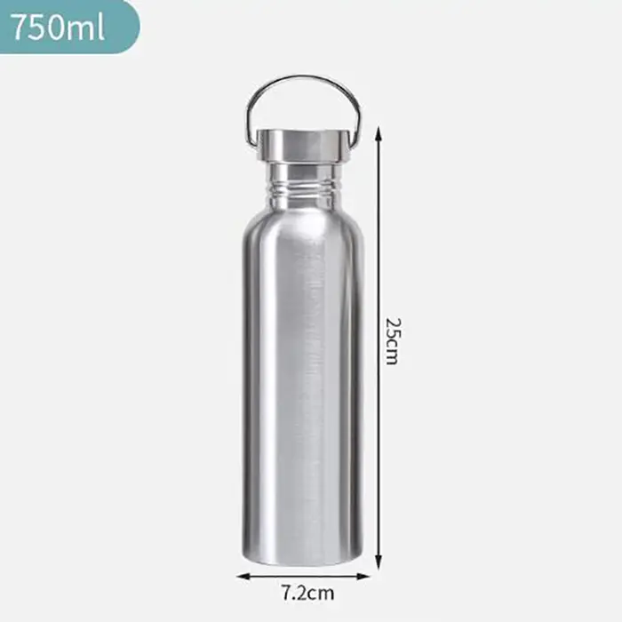 Bouteille d'eau de vélo en acier inoxydable