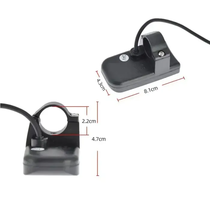 24 V/36 V/48 V vélo électrique 810 LED affichage panneau de commande en plastique kits d'écran de haute qualité e-bike accessoires de cyclisme